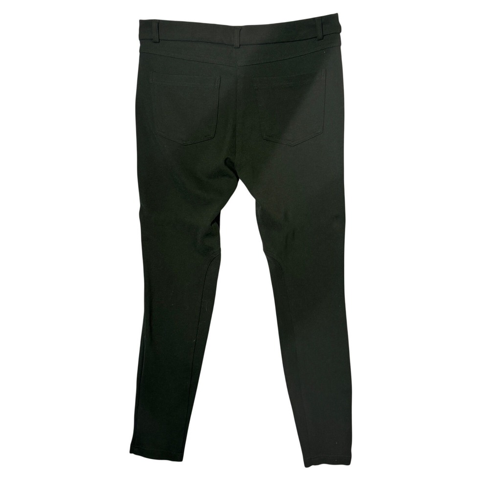 Joe Fresh Dark Olive Ponte Knit Equestrian Skinny Pants Size 8 Leggings Stretch - Picture 3 of 8